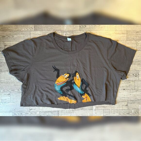 Heckle and Jeckle, Vintage, Cropped Short Sleeve Tee, OSFM - Picture 6 of 16